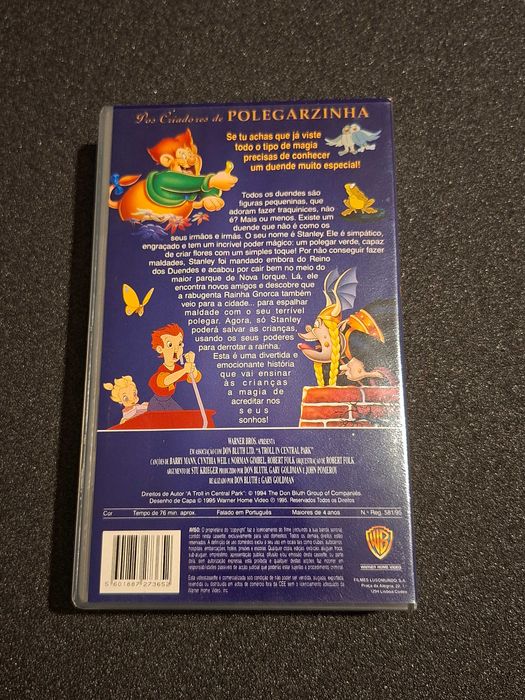 VHS O Anãozinho Mágico (Warner Home Video)