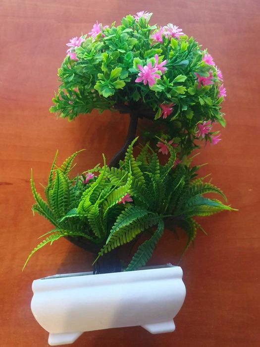 Sztuczne drzewko bonsai kwiat idealny na prezent urodziny imieniny