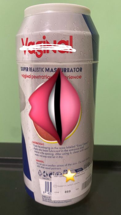 Реалістична іграшка для чоловіків REDBULL