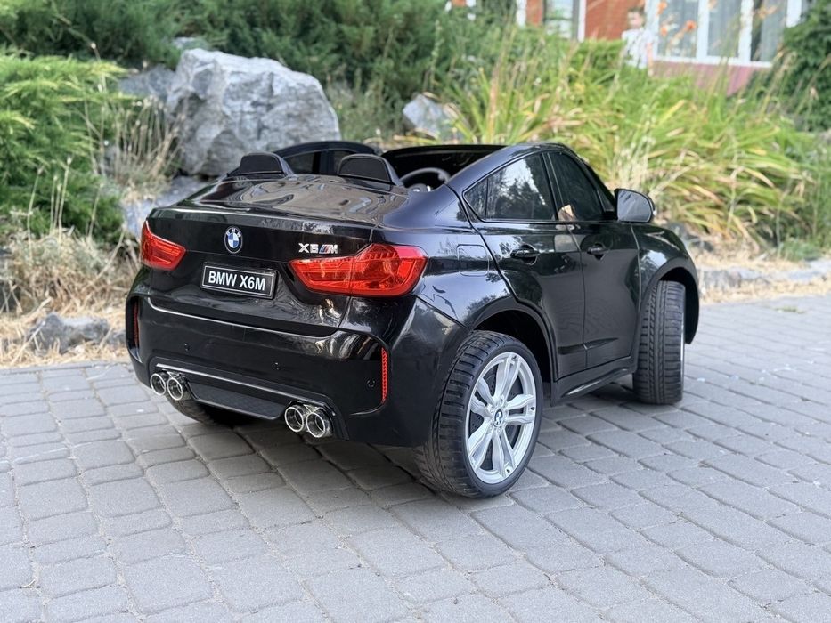 Дитячий двомісний електромобіль Джип BMW X6M JJ2168 з пультом. Электромобиль