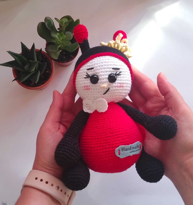 Joaninha amigurumi