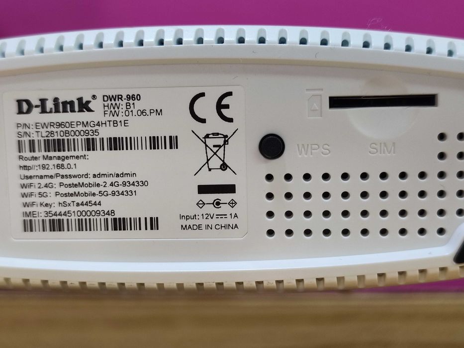 300mbps  4g+ Cat.7 D-Link DWR-960 Sim Desbloqueado