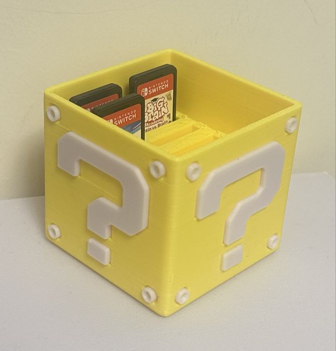 Mario cube Nintendo game stand