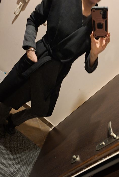 Top Secret r.S płaszcz wełniany