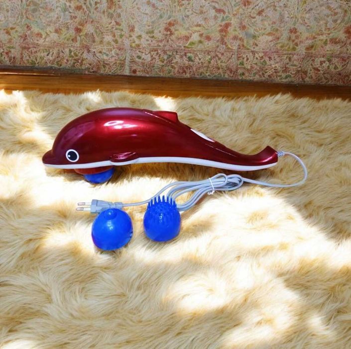 Массажер для м'язів массажер для всего тела дельфин с насадками