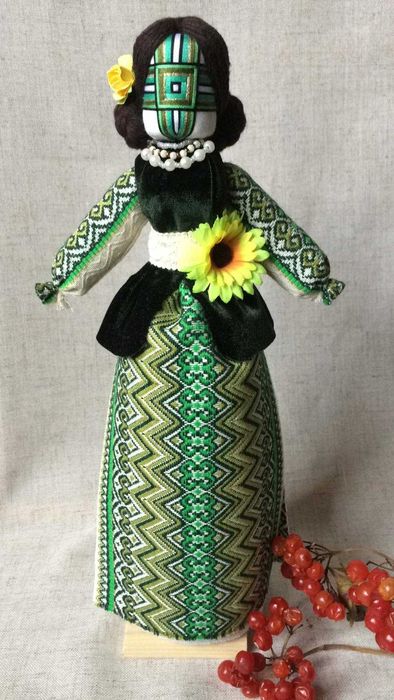 Лялька-мотанка, оберіг для сім"ї, наречених, матері, дитини КВІТКА