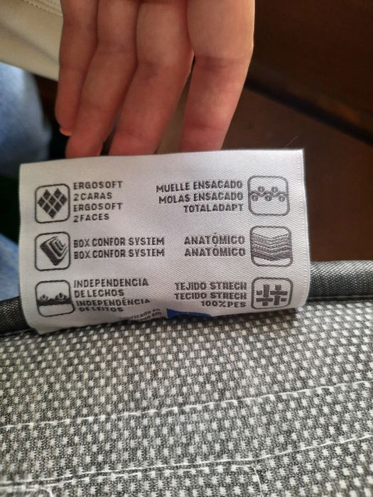 Colchão molas ensacadas JYSK 90x190