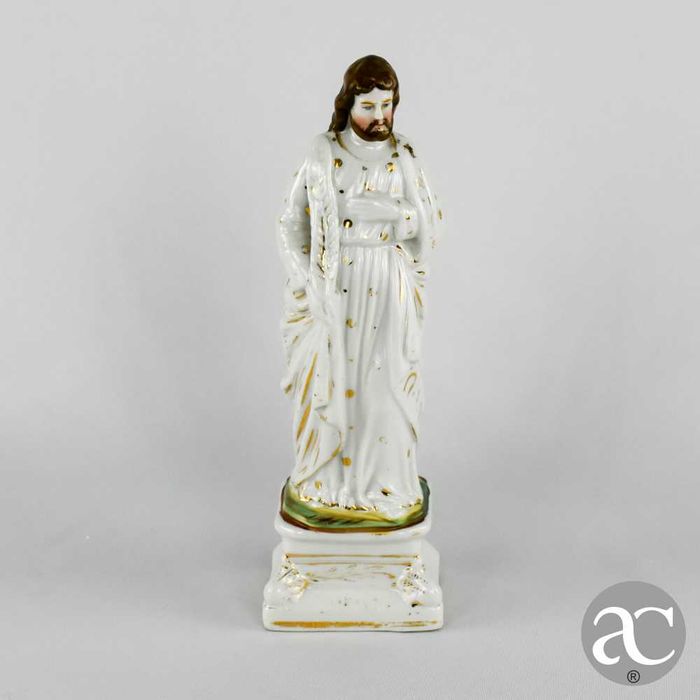 Figura de “Jesus Cristo” em porcelana Vieux Paris, séc. XIX