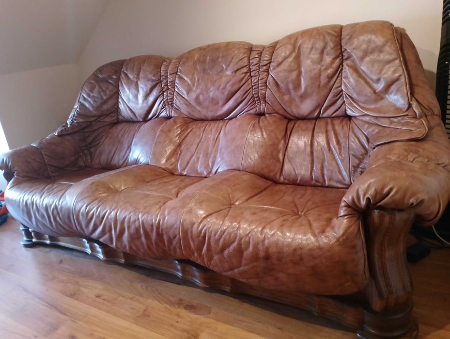 Kanapa skórzana 3 osobowa