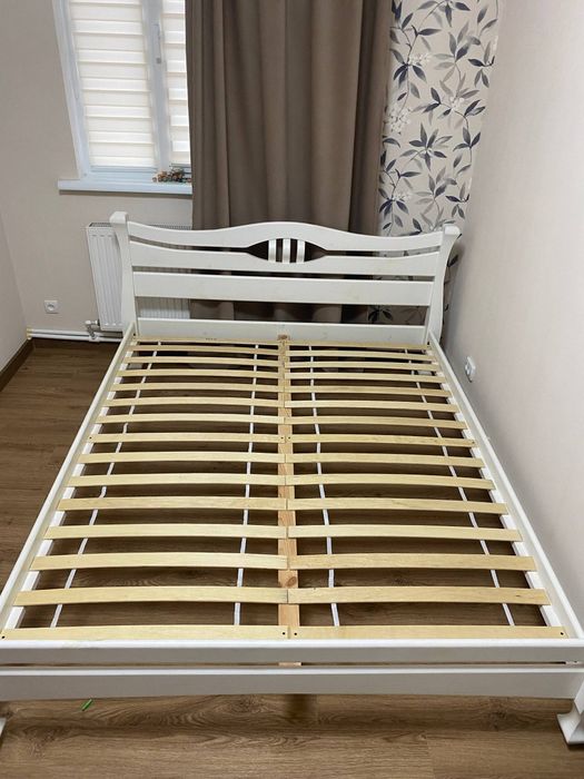 Кровать + матрац дерев'яна