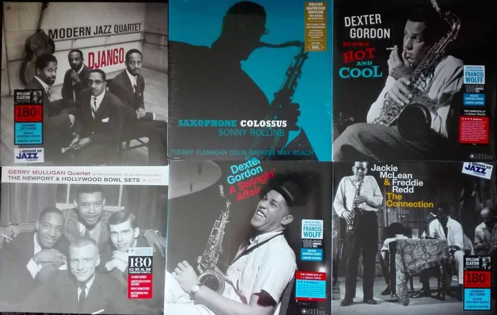 Vinil Jazz: Dexter Gordon, Jackie McLean, GerryMulligan, Sony Rollins