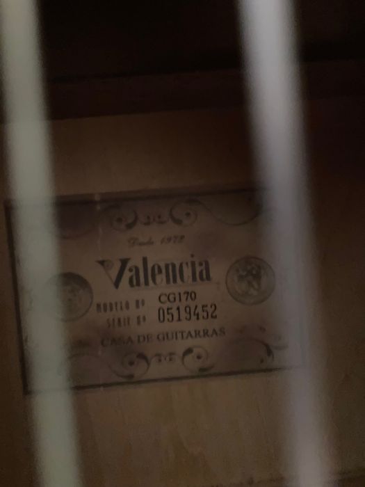 Guitarra Clássica Valencia CG170
