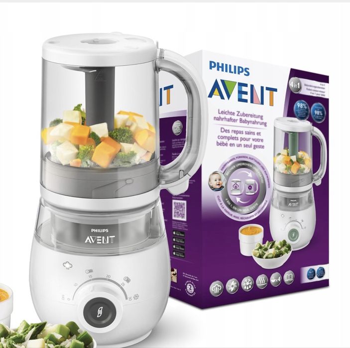 Philips Avent Premium Blender parowy 4 w 1 SCF885/01