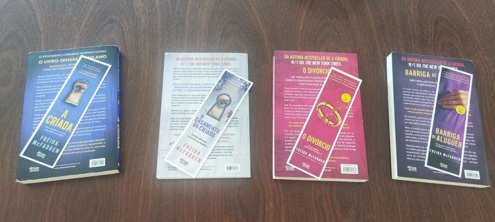 Livros Freida Mcfadden (A criada, etc) a