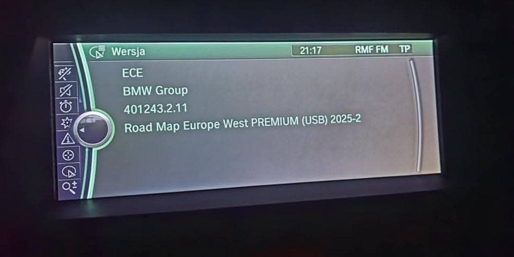 BMW MINI Aktualizacja Map Mapy Nawigacji CIC NBT EVO MGU zdalnie FSC