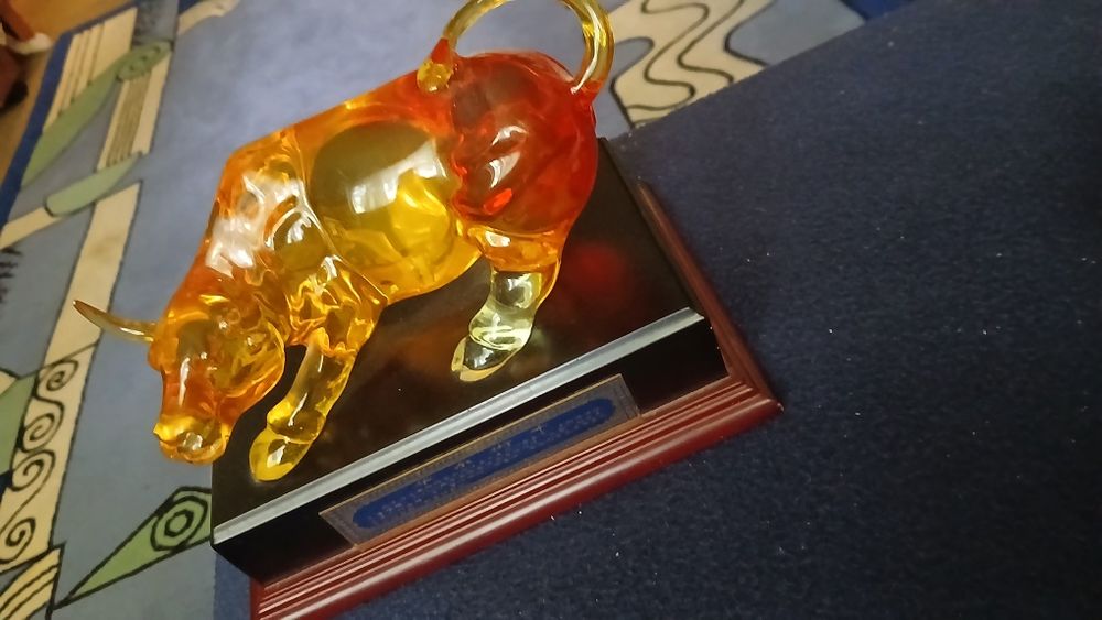 Статуэтка буйвол антиквариат