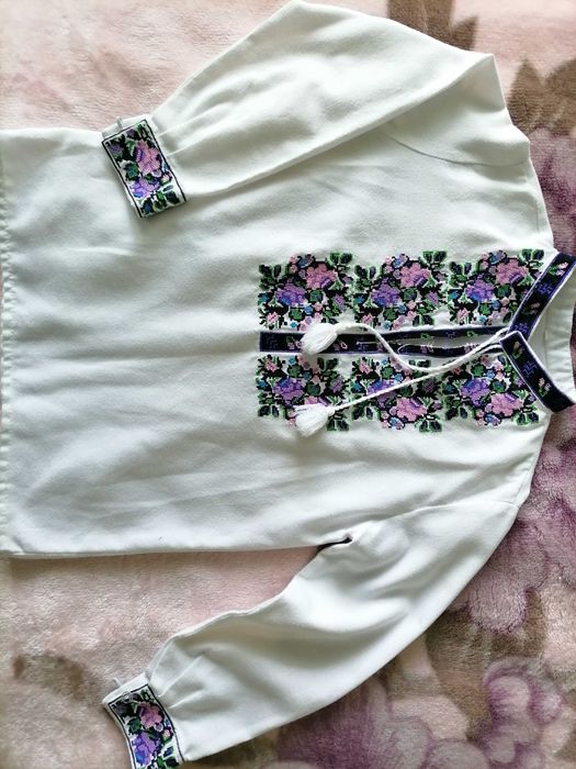 Дитяча вишиванка на хлопчика 34 розмір