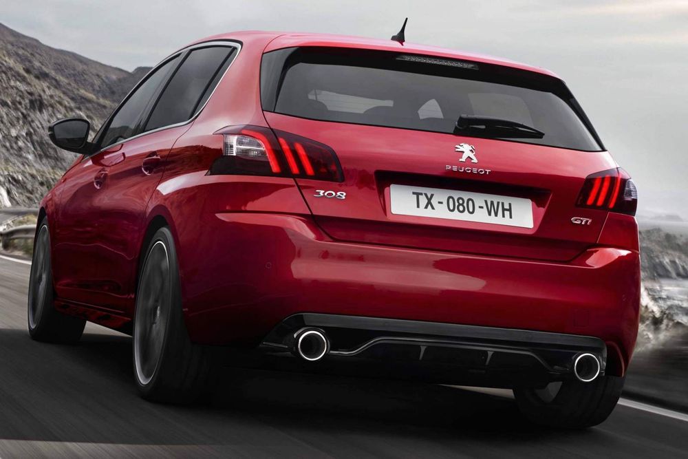 SPOILER DIFUSOR ESCAPE PALA Aba LIP Lâmina PEUGEOT 308 GT-LINE GTI RC