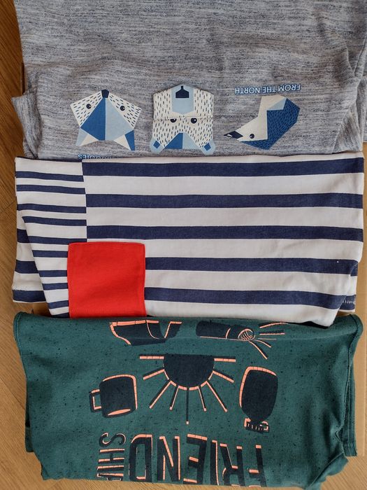 3 sztuki T-shirt rozmiar 116