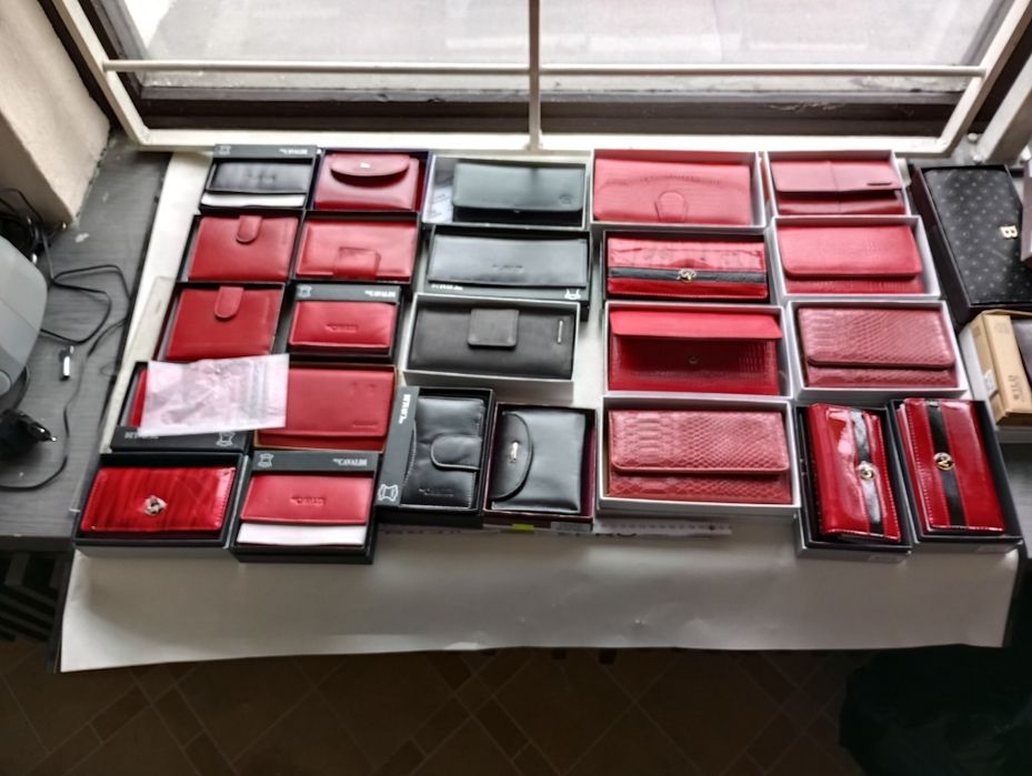 Portfele damskie skórzane