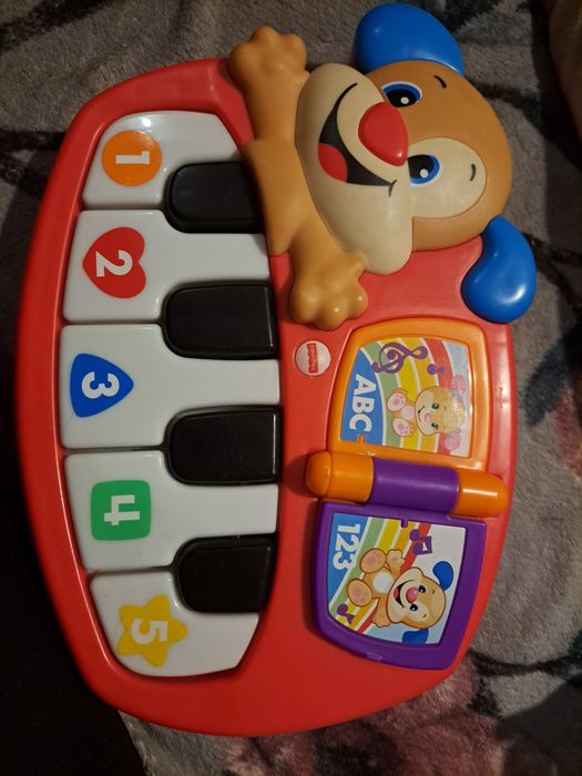 Fisher Price Pianinko SZCZENIACZKA zabawka INTERAKTYWNA