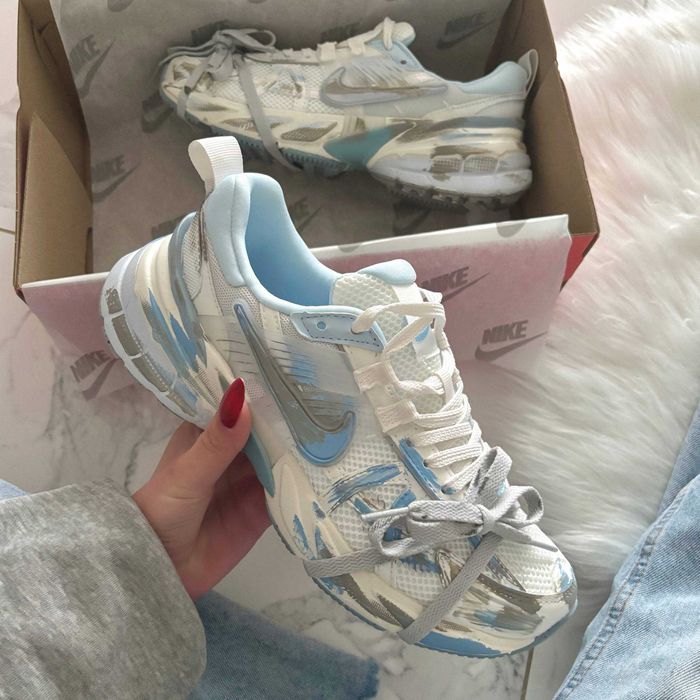 Кросівки Nike V2K Run Custom White Blue