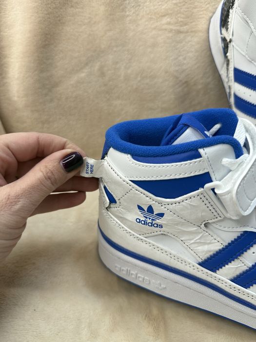 Високі кросівки оригінал Adidas Forum mid j розмір 38
