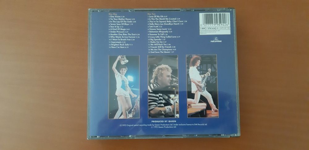 Cd duplo Queen Live at Wembly 86428830138051471361