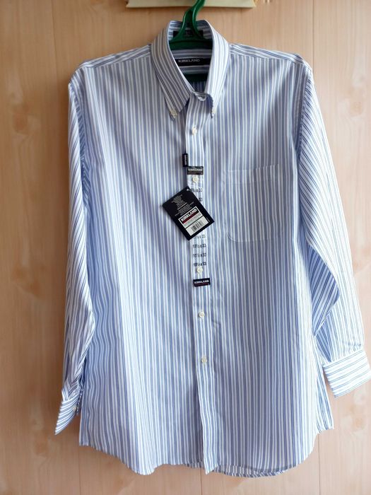 Нова! non iron Kirkland Signature сорочка чоловіча повсякденна ділова