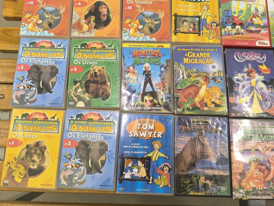 Lote de filmes de animação 15€