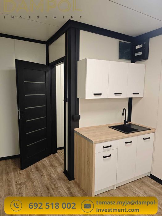 całoroczny Pawilon 8×3 m /szyby stop-sol /PIR/gotowy od ręki /kontener