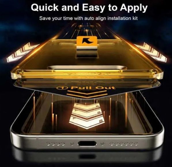 Ekran Prywatności Esanik Do Iphone'a 15 Pro 2+2 Sztuki