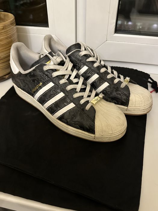 Adidas Superstar Black/White/Gum