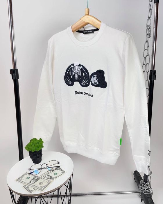 KARL LAGERFELD мужской свитшот кофта реглан батник оригинал белый