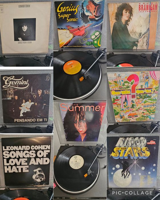 Varios discos de vinil para venda