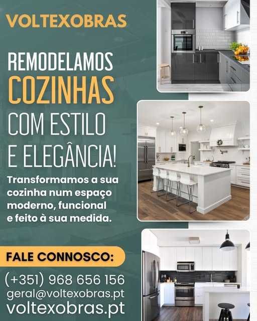 Remodelação geral de apartamentos, casas de banho e de cozinhas