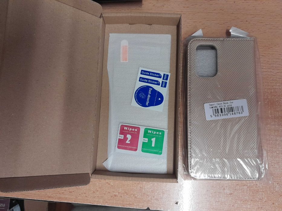 SAMSUNG GALAXY A13 4G- Etui Portfel  zamykane+ SZKŁO 9H