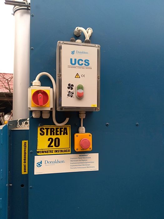 Odciąg DONALDSON wyciąg filtr piaskarka