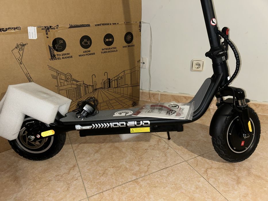 Trotinete Elétrica URBANGLIDE 100 EVO - NOVA, Nunca Usada + Caixa