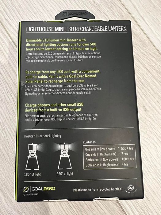 Ліхтар Goal Zero Lighthouse Mini Lantern&USB Power Hub