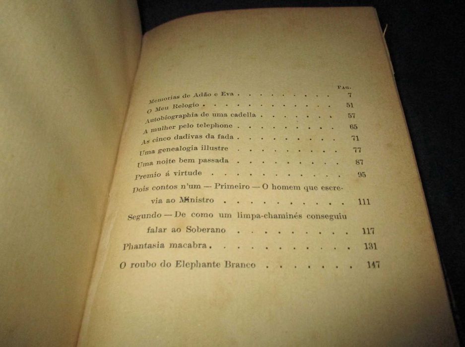 Livro Memórias de Adão e Eva e Alguns Contos Humorísticos Mark Twain