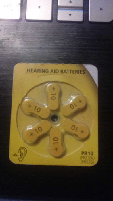Батарейки для слуховых аппаратов Panasonic PR1O