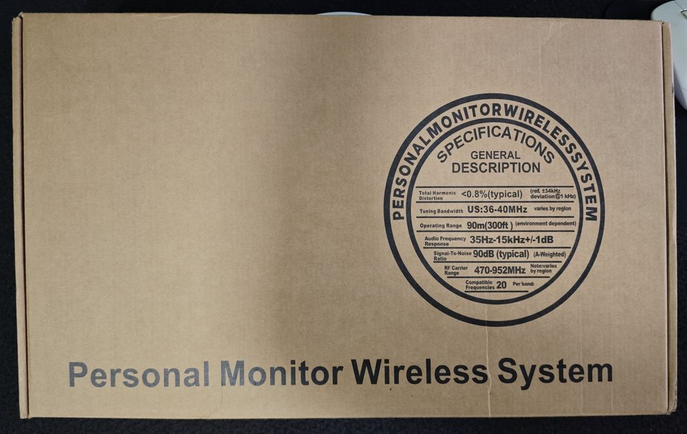 In-ear monitor pessoal wireless