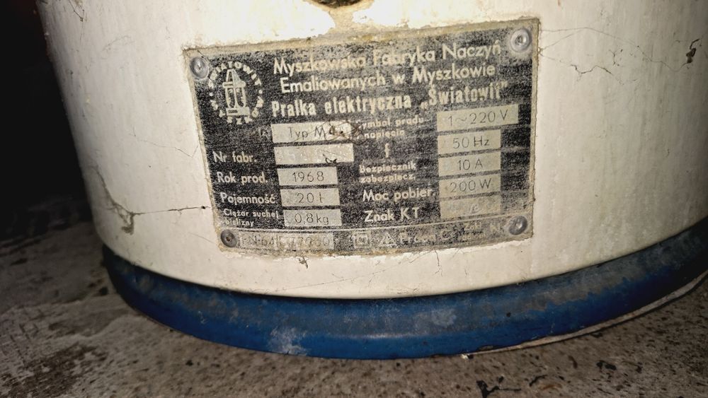 Pralka elektryczna Swiatowit Frania