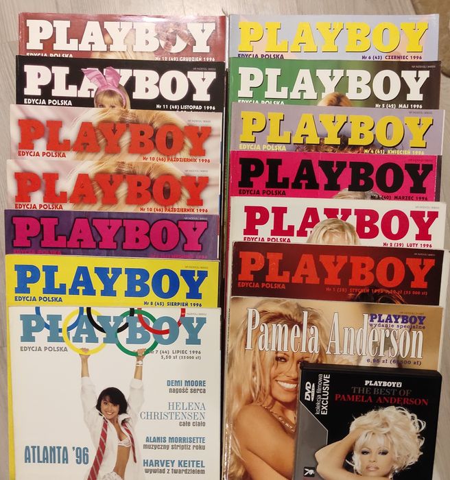 Edycja Polska Playboy 1996 - Pełny rocznik + Pamela Anderson Special + DVD