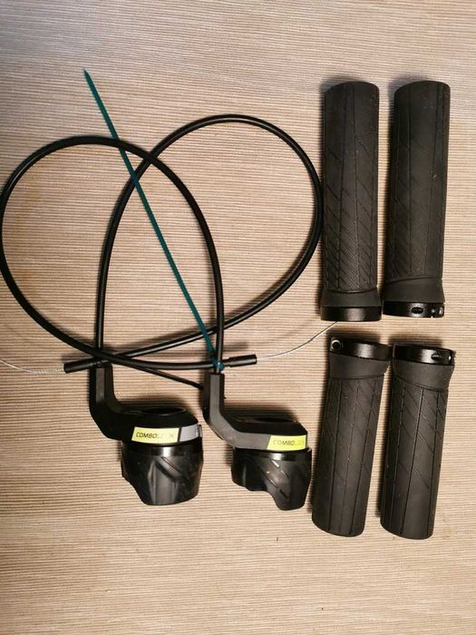 Manetka blokady amortyzatora Comboloc Rockrider z linką i gripami