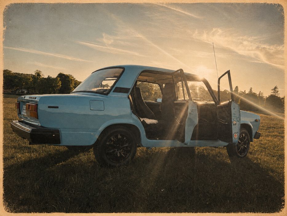 RETRO AUTO DO ŚLUBU