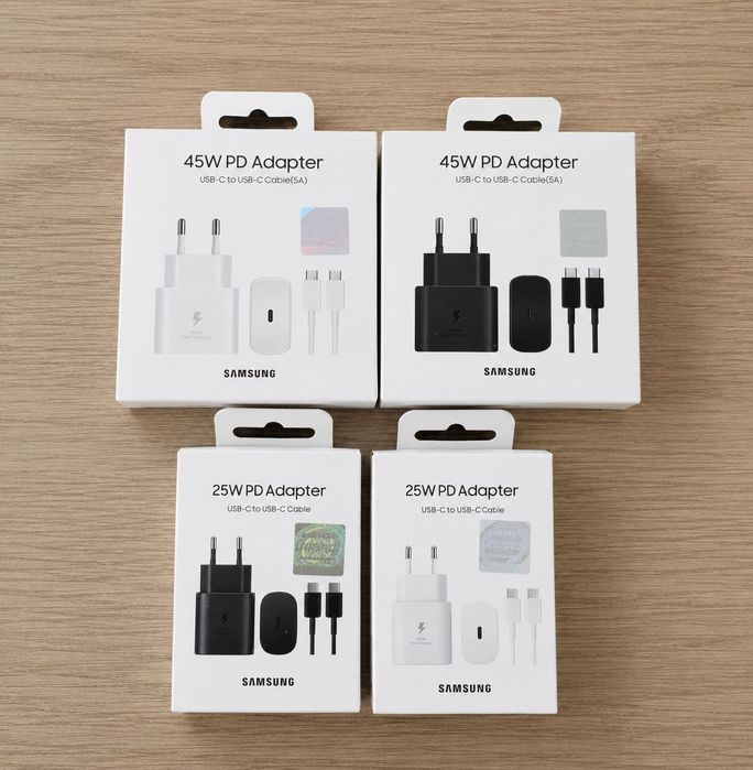 Оригінальна зарядка Samsung 25W 45W Super Fast Charger USB-C