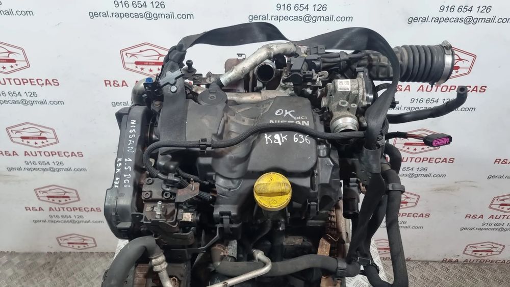 Motor Completo Nissan Juke F15 1.5 110cv DCI Ref K9k636