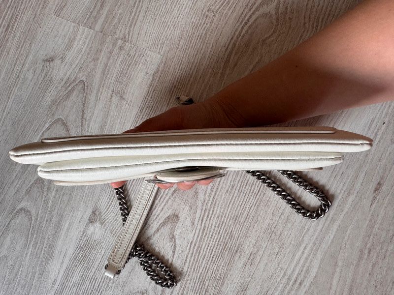 Torebka Pinko biała srebrna